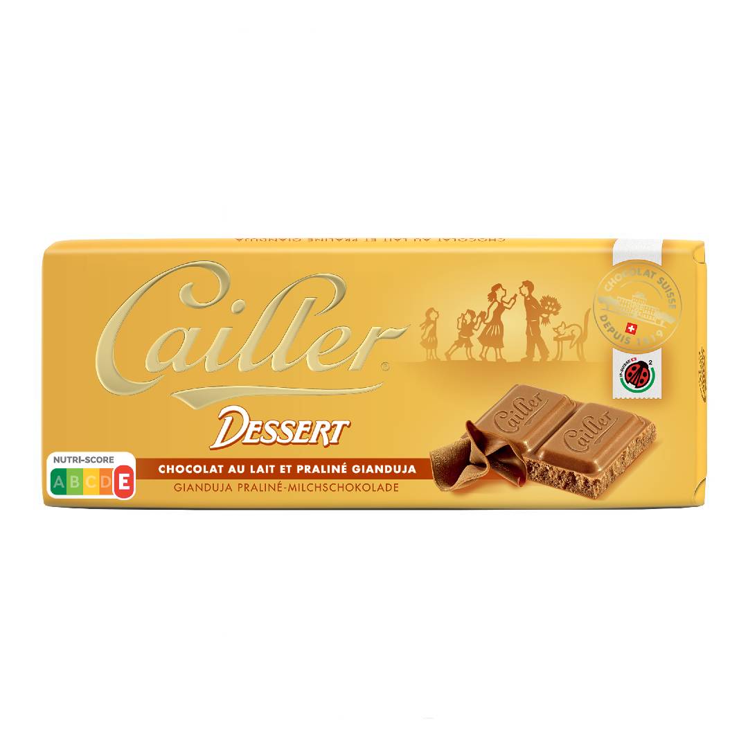 Cailler Dessert Gianduja Milk Chocolate And Hazelnuts 100Gm