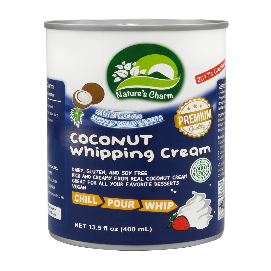 Nature Charm Gf Vegan Coconut Whipping Cream 400Ml