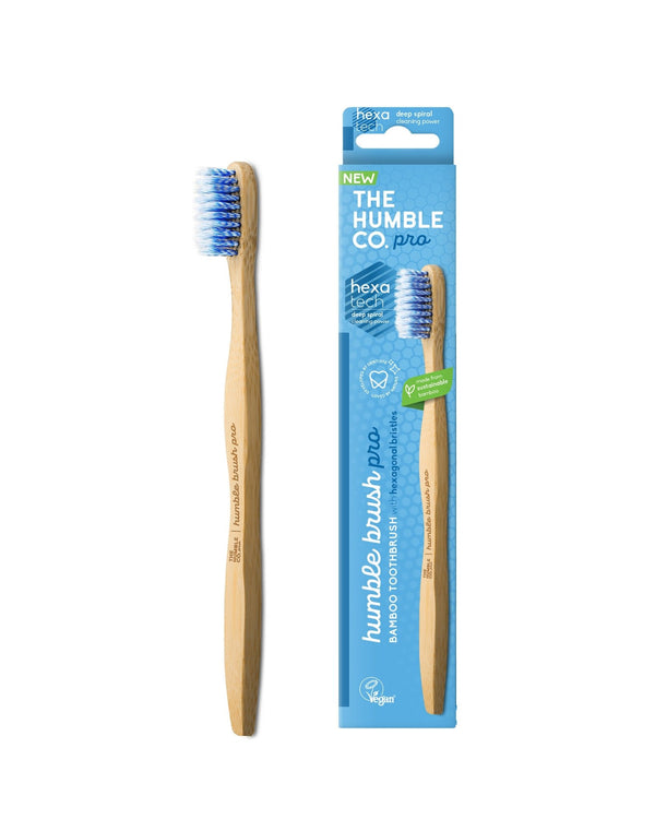Humble Adult Soft Pack 20P Bamboo Toothbrush Pro With Interdental Bristles 1Pcs