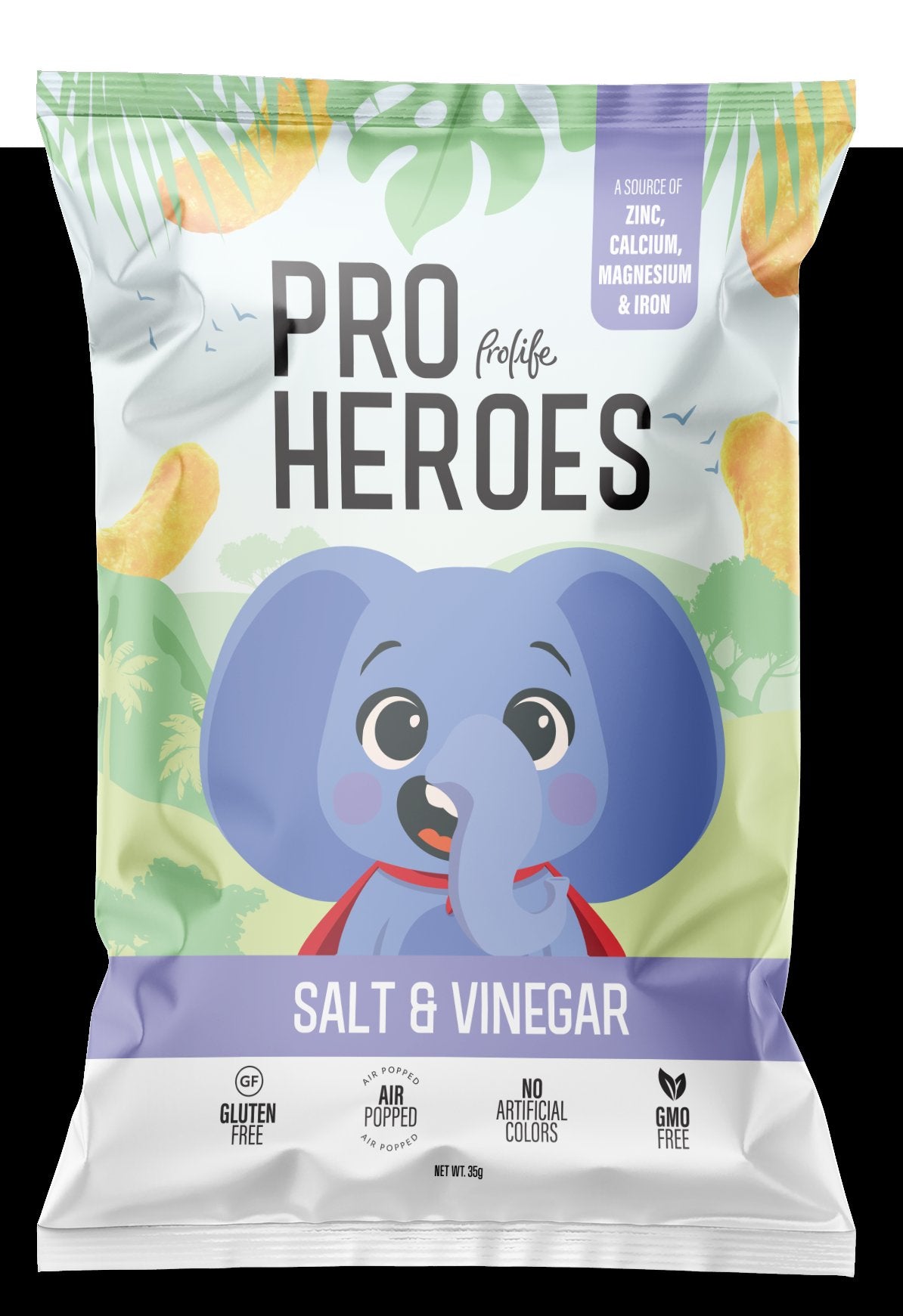 Prolife Salt And Vinegar Heroes Puffs 35Gm
