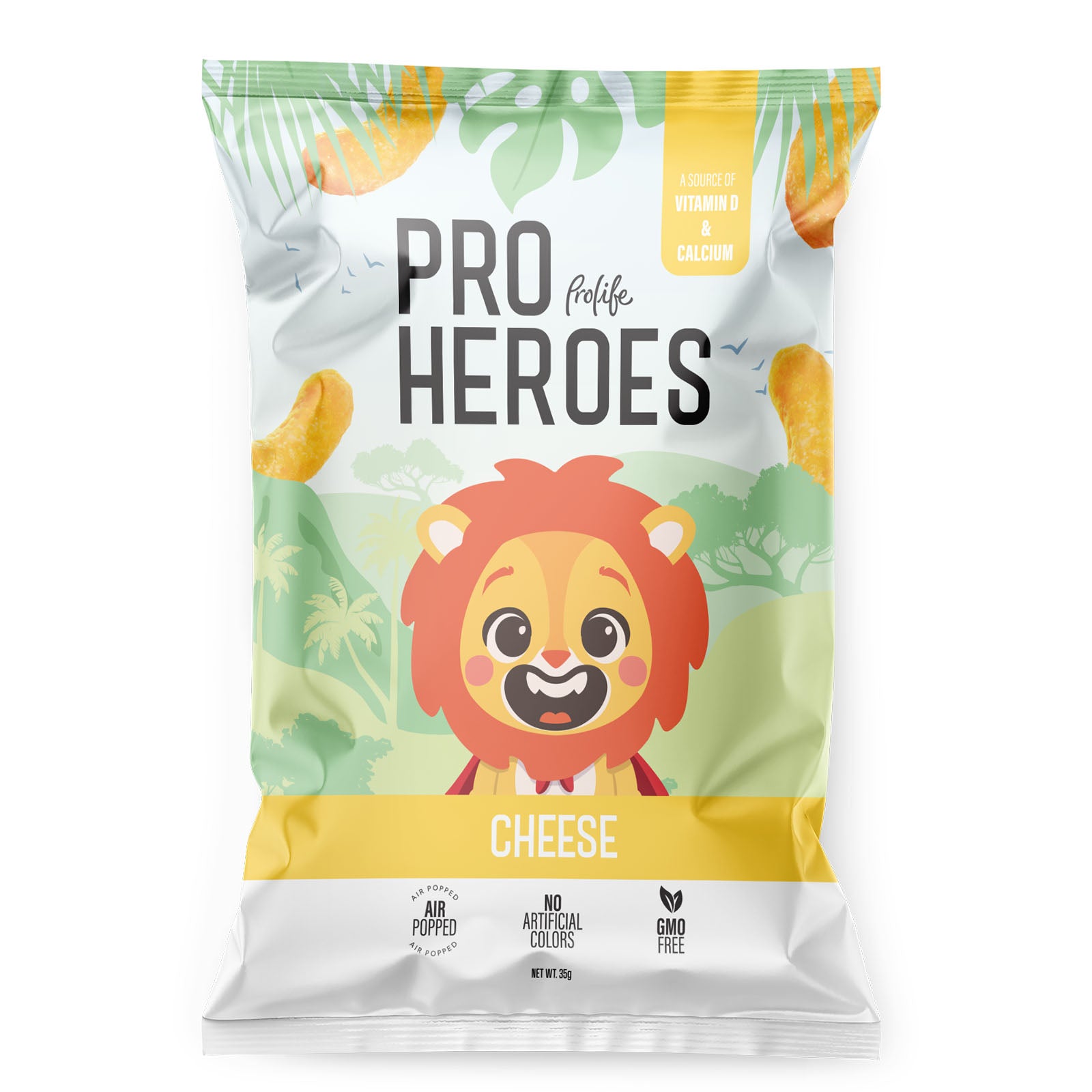 Prolife Cheese Heroes Puffs 35Gm