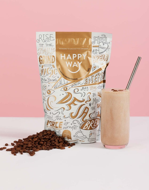 Happy Way Chocolate Whey Protein Powder 500Gm