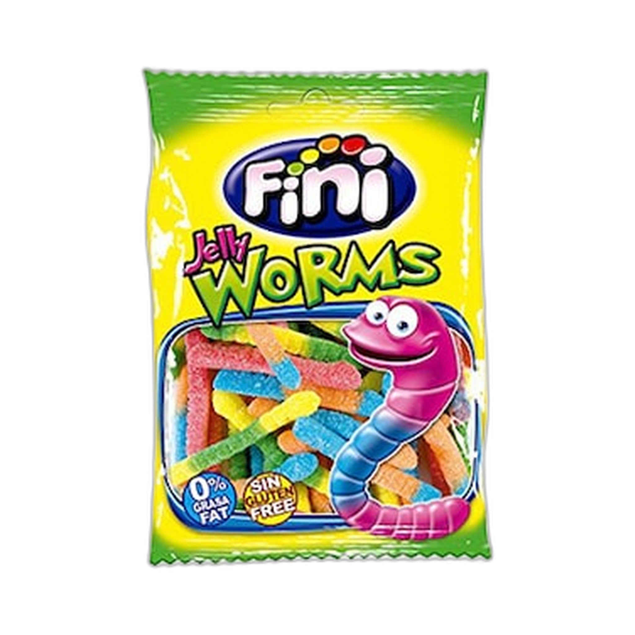 Fini Sour Worms Jelly 80Gm