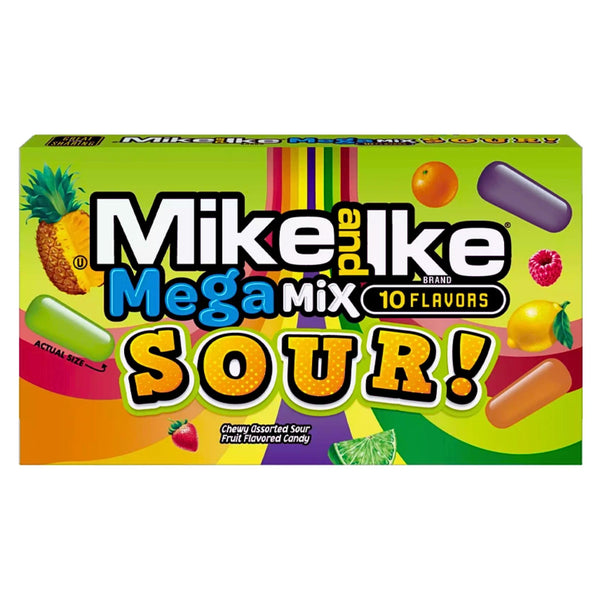 Mike And Lke Mega Mix Sour Box 141Gm