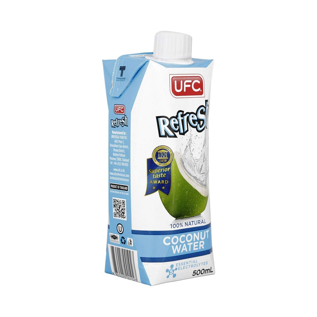 Ufc Refresh Coconut Water 500ml