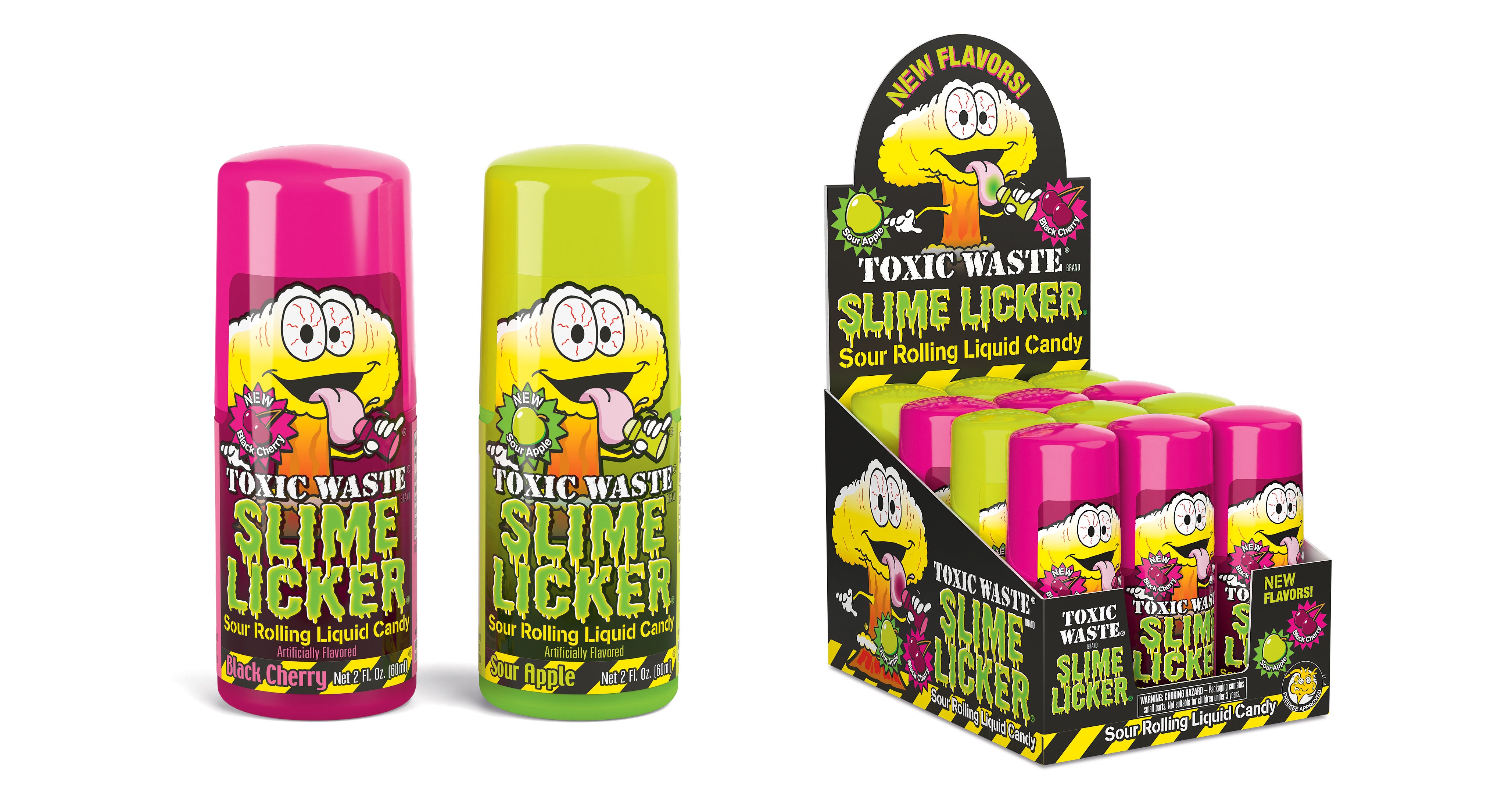 Slim Licker Sour Apple,Black Cherry Liquid Candy 60Ml