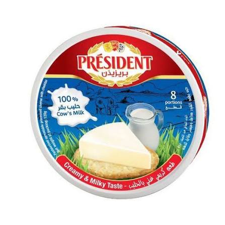 President 8 Portions Alvita Triangle Cheese 200Gm