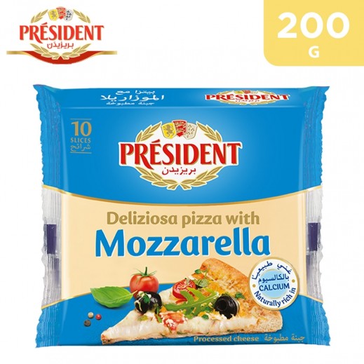 President Mozarella 10S Pizza Slices 200Gm