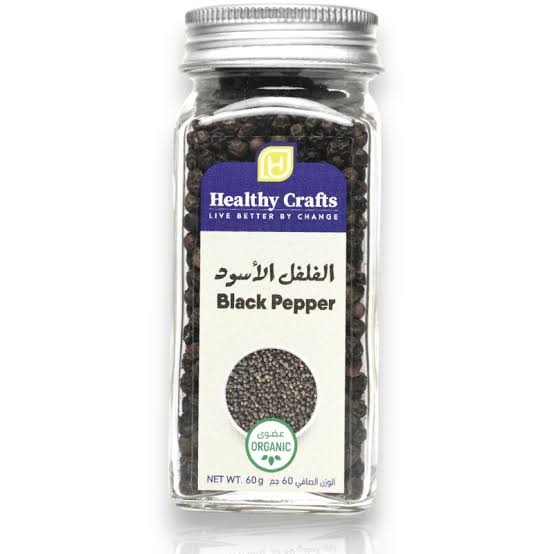Healthy Crafts Organic Black Pepper 60Gm