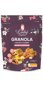 Lady Sophia Honey And Almonds Granola 270Gm