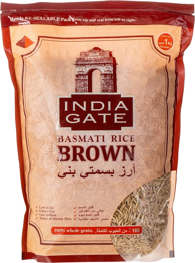 India Gate Brown Indian Basmati Rice 1Kg