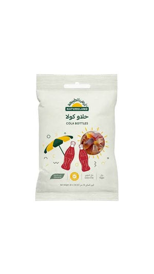 Natureland Organic Gluten Free Cola Bottles 50g