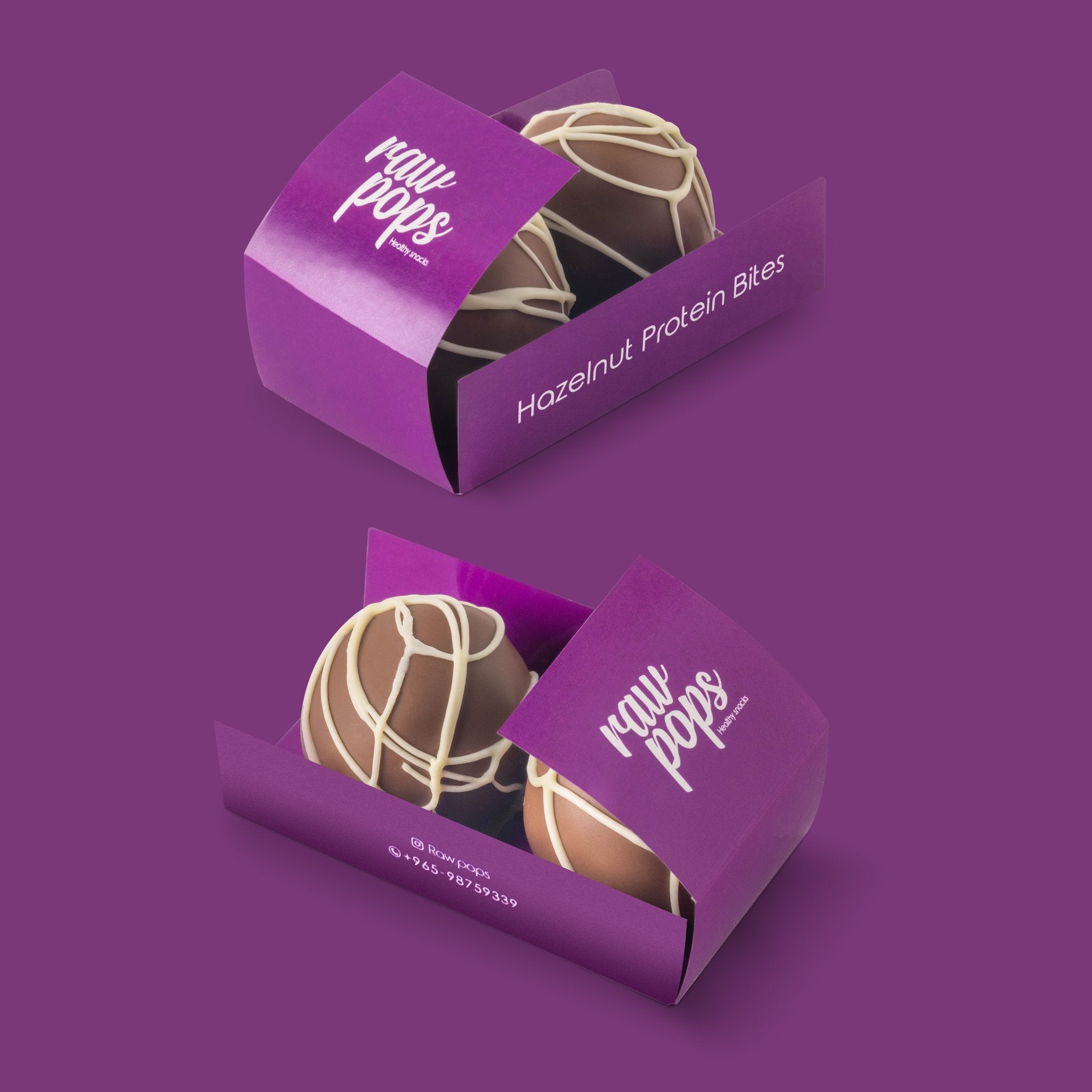 Raw Pops Hazelnut Protein Bites 1Pcs