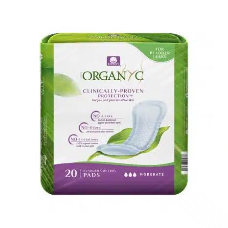 Organyc Moderate 20P Light Incontinence Pads 1Pk
