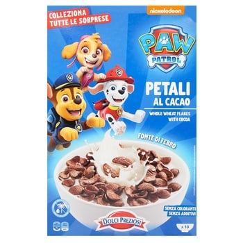 Cerealitalia Paw Patrol Whole Wheat Flakes With Cocoa 375Gm