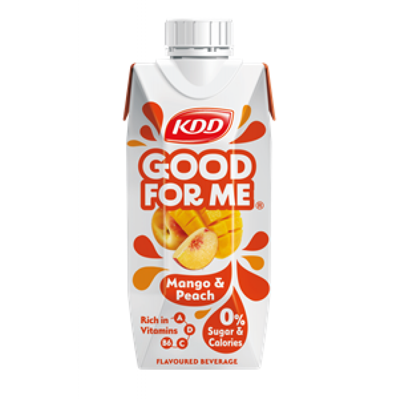 Kdd Mango And Peach Zero Sugar Juice 250Ml