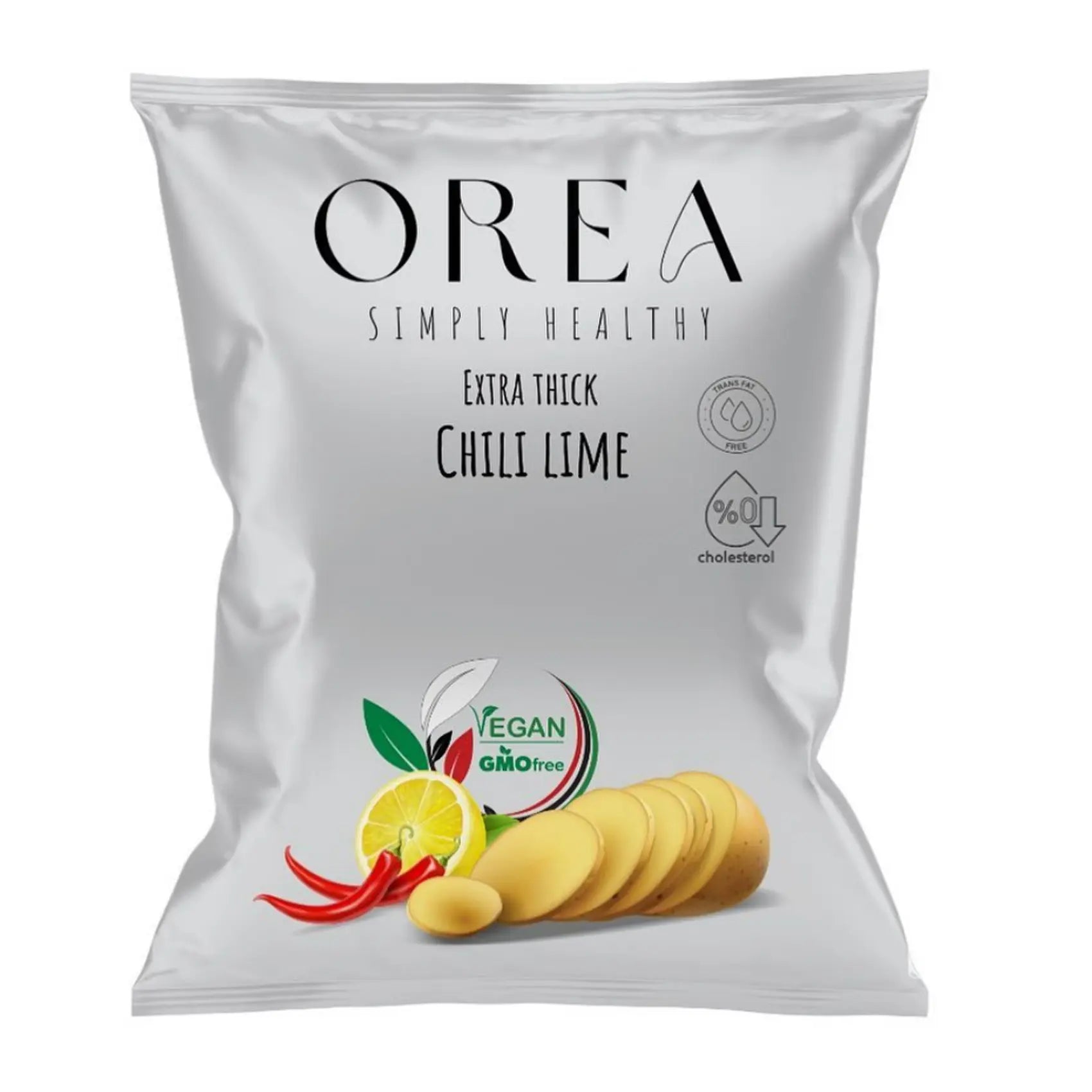 Orea Chilli Lime Natural Potato Chips 40Gm