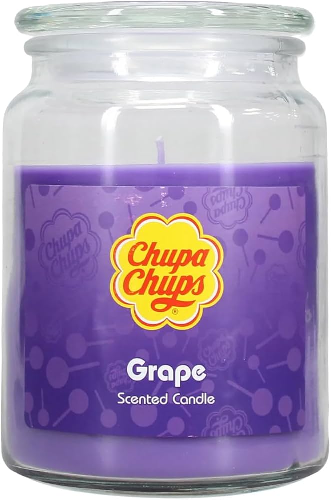 Chupa Chups Grape Jar Candle 510Gm