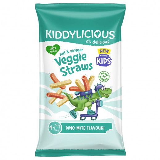 Kiddylicious Salt And Vinegar Veggie Straws 48Gm