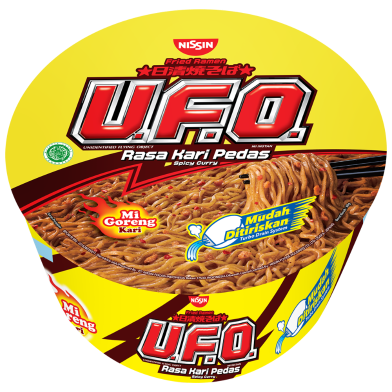 Nissin Spicy Curry Ufo Noodles 88Gm