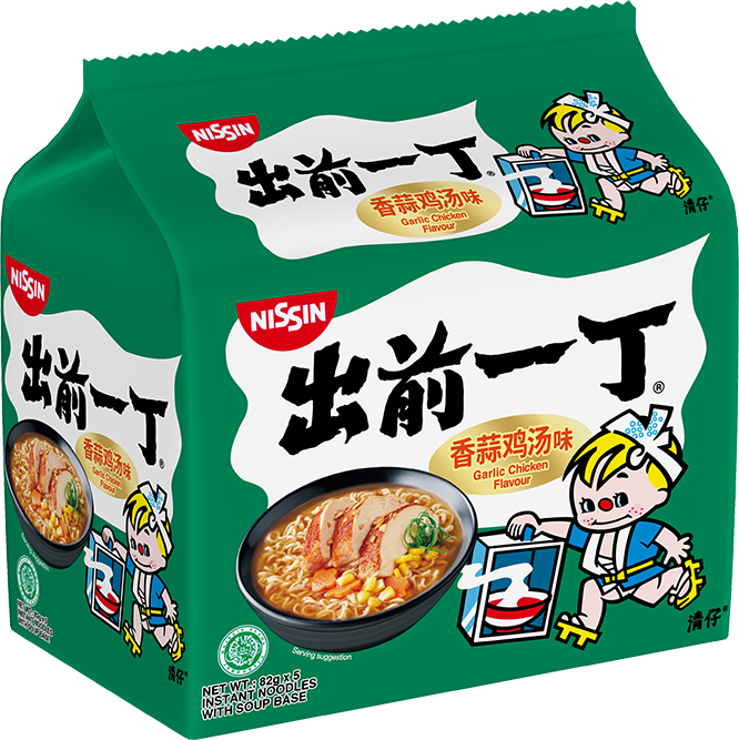 Nissin Garlic Chicken Cqyd Noodles 410Gm