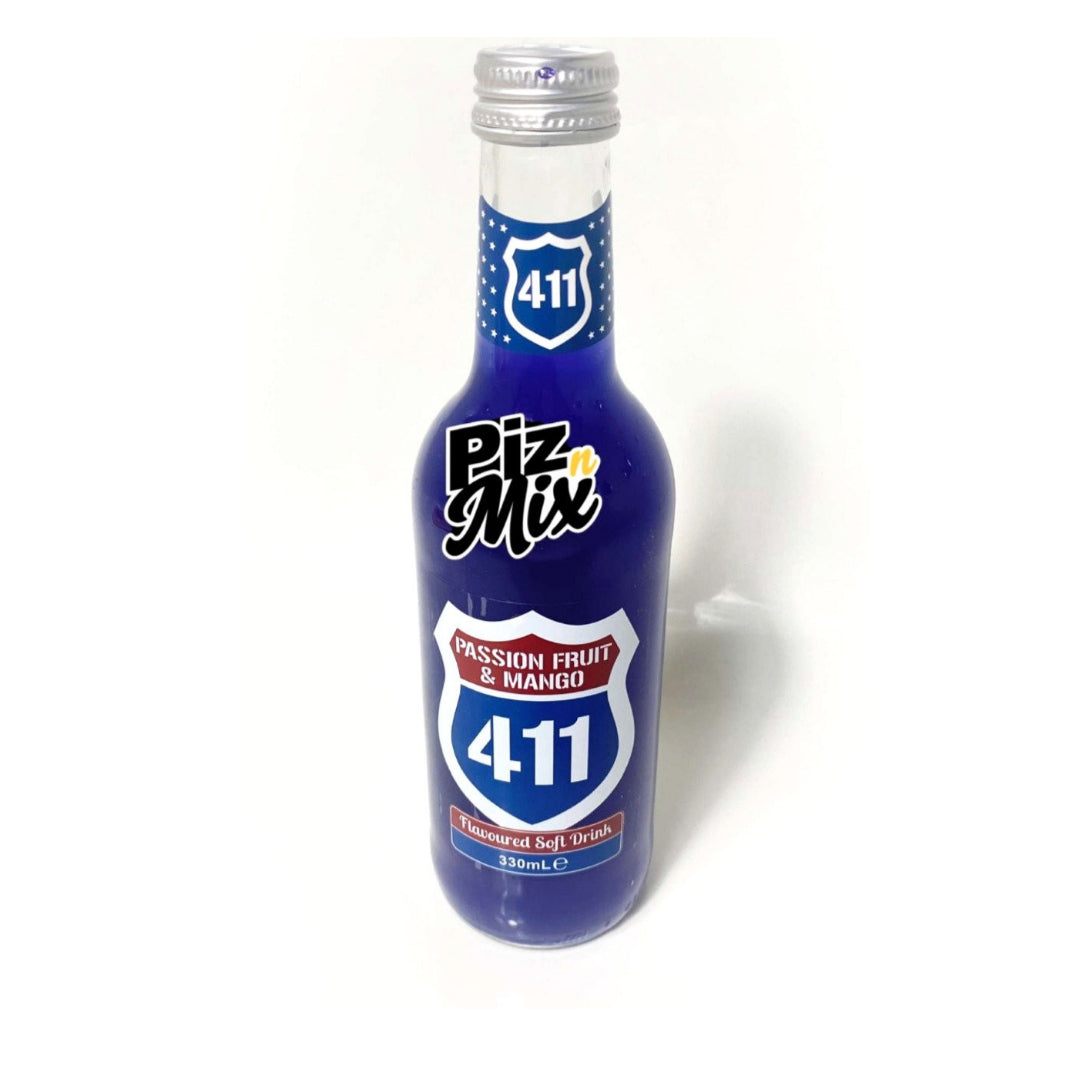 411 Passion Fruit & Mango Soft Drink 330Ml