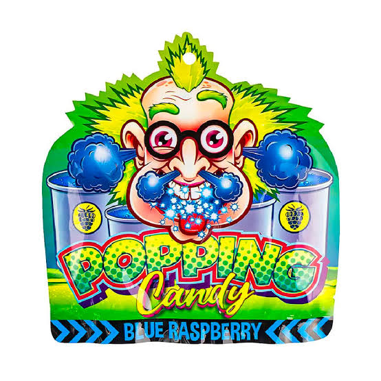 Dr.Sour Blue Raspberry Popping Candy 15Gm