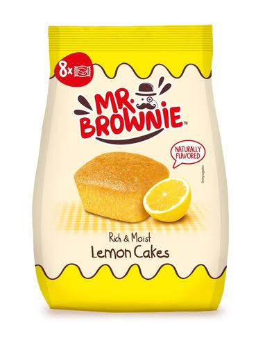 Mr.Brownie Lemon Naturally Flav Cakes 200Gm
