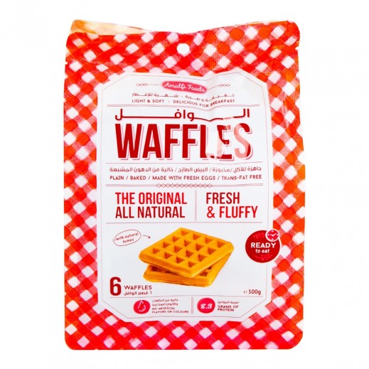 Amalfi Natural Honey Soft Waffles Bag 300Gm