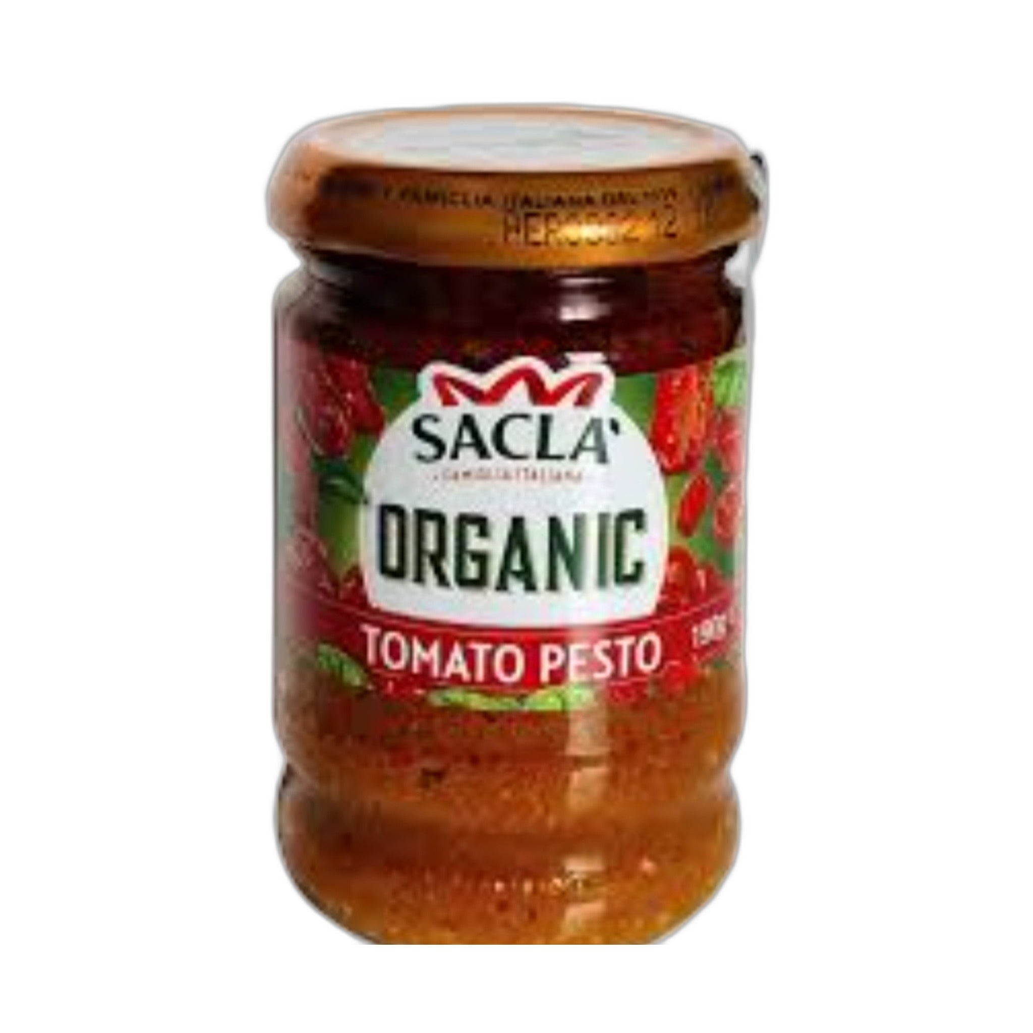 Sacla Organic Red Pesto 190Gm