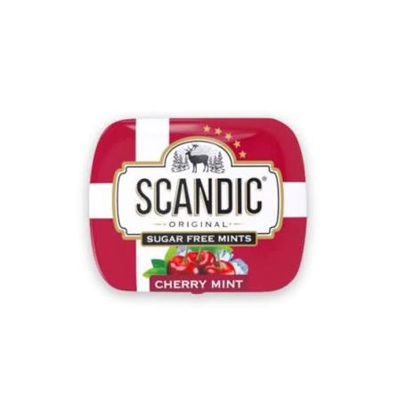 Scandic Cherry Sugar Free Mints 14Gm