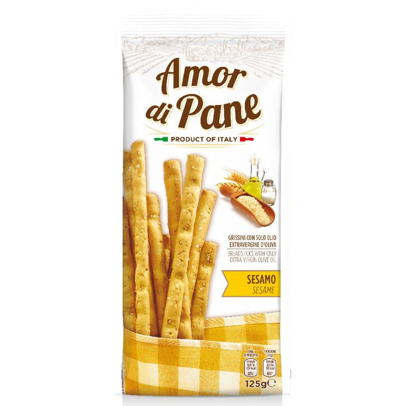 Amor Di Pane Sesame Breadsticks 125Gm
