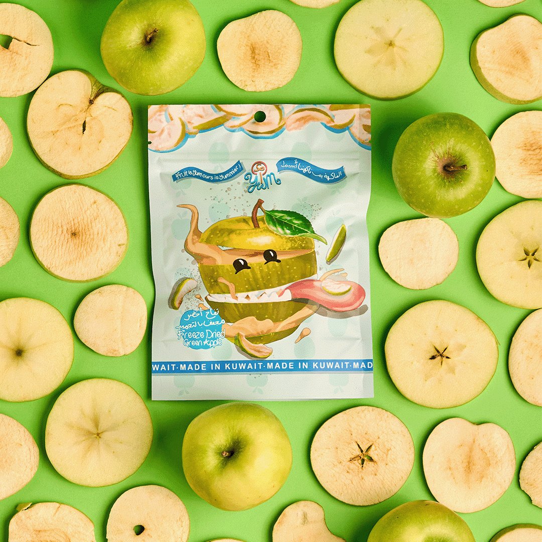 Ayum Green Apple Freeze Dried Fruit 20Gm