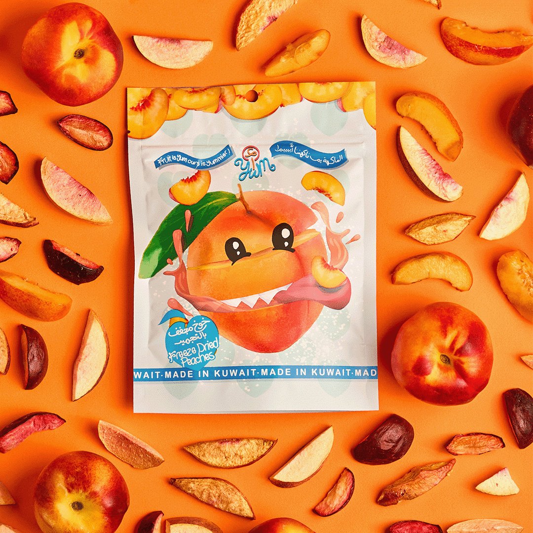 Ayum Peach Freeze Dried Fruit 20Gm