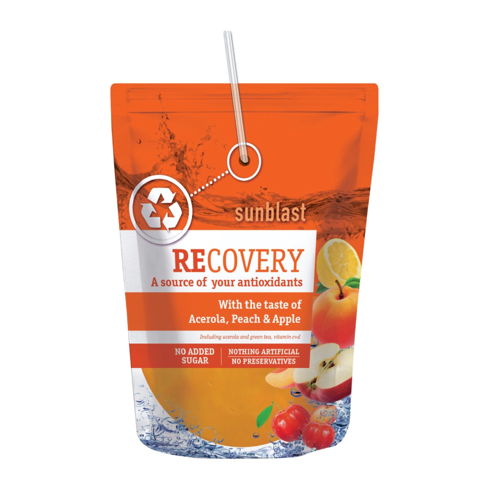 Sun Blast Peach And Apple Vitamin Water Recovery 200Ml