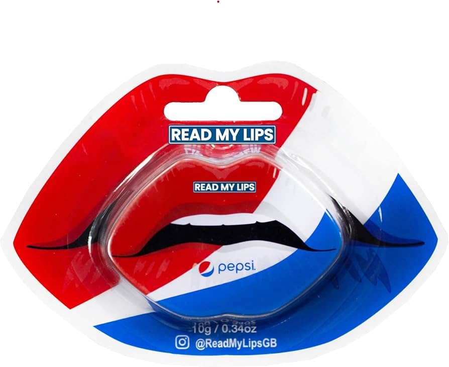 Read My Lips Pepsi Lip Shaped Lip Balm 10Gm