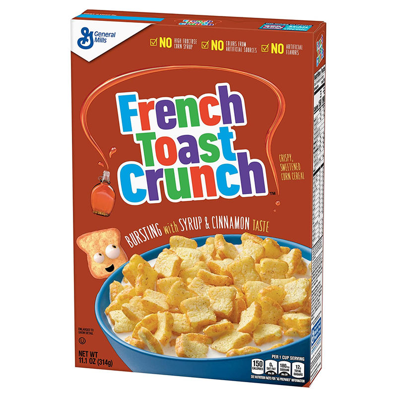 General Mills French Crunch Toast Cereals 11.1Oz