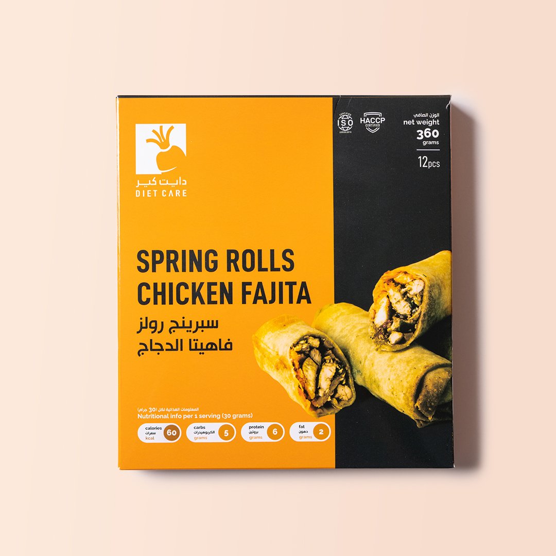 Diet Care Chicken Fajita Spring Rolls 360Gm