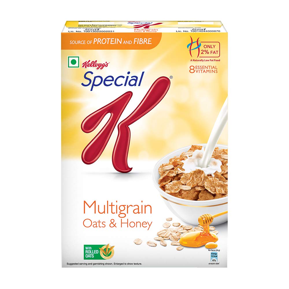 Kelloggs Special K Multi Grain Oats & Honey Cereal 13.2Oz