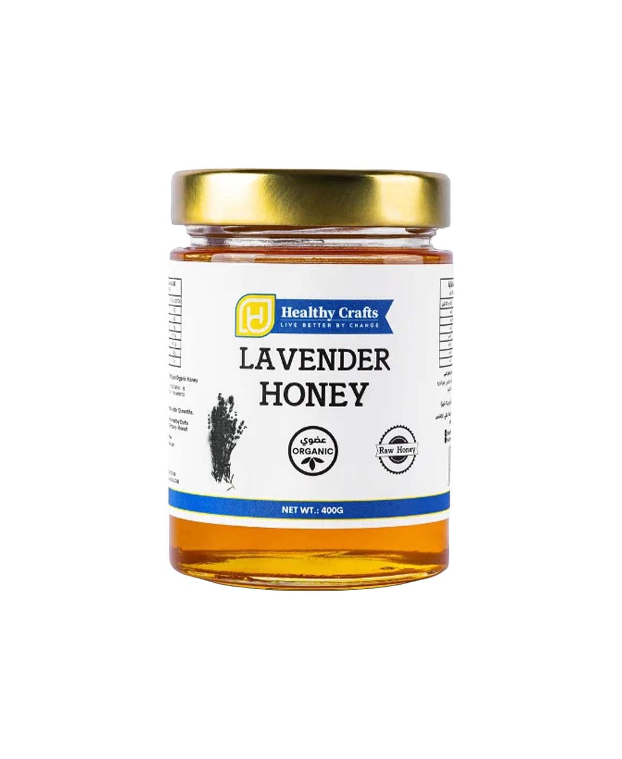 Healthy Craft Lavender Organic Honey 400Gm