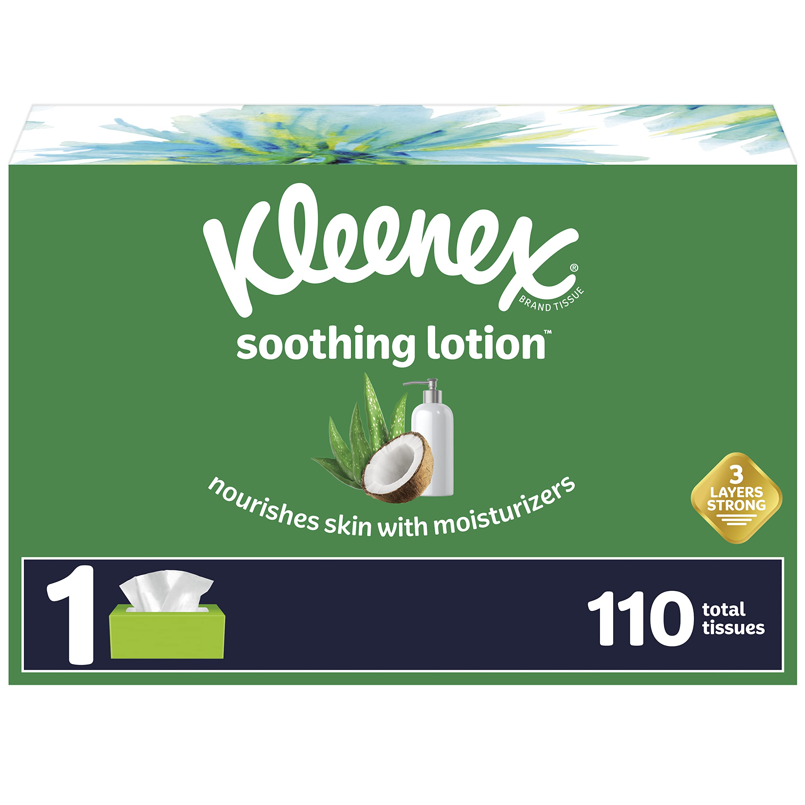 Kleenex Lotioned Tissue Box 110Ply