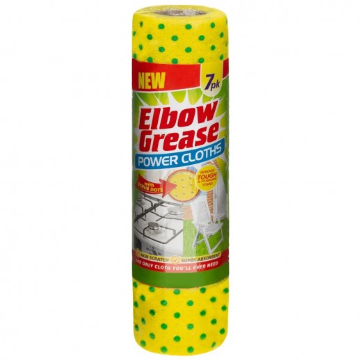 Elbow Grease 7 Pack Cloths 1Pk