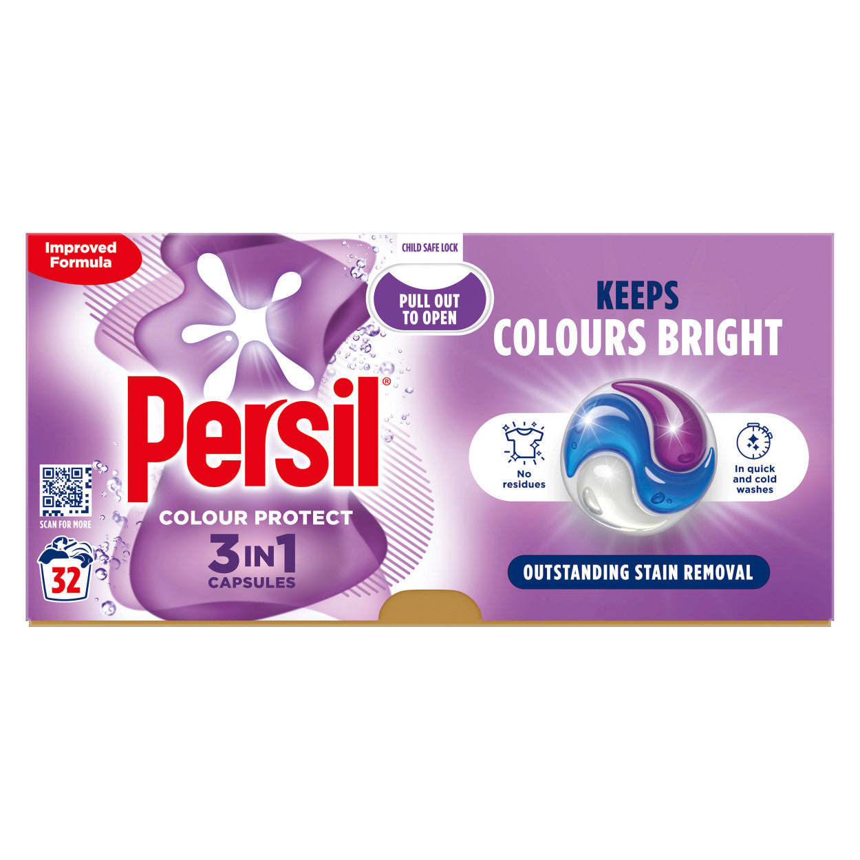 Persil 3 In 1 Colour Washing Capsules 1Pk