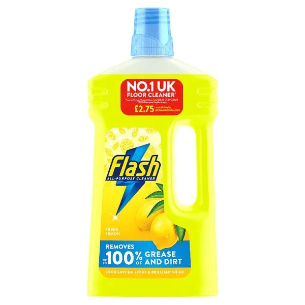 Flash Lemon Floor Cleaning Liquid 1.5Ltr