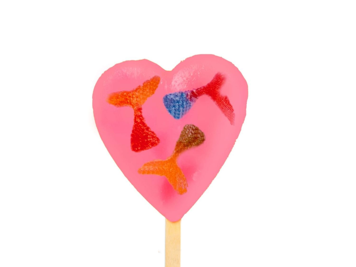 Anna Pink Mermaid Ice Cream Stick 1Pc