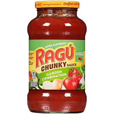 Ragu Chunkey Garden Combo Sauce 24Oz