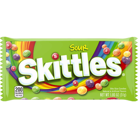 Skittles Sour Candies 1.8Oz