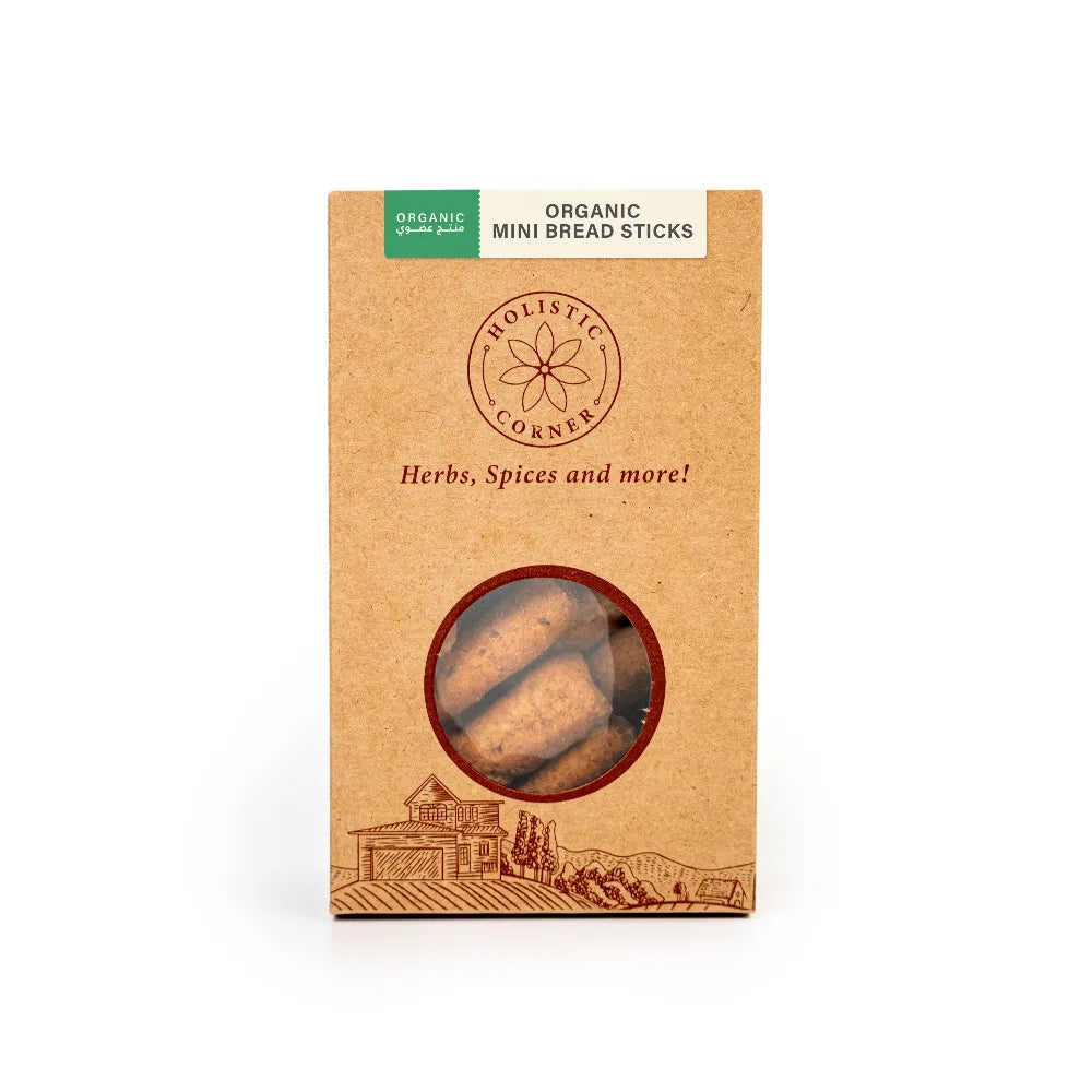 Holistic Corner Organic Mini Bread Sticks 100Gm