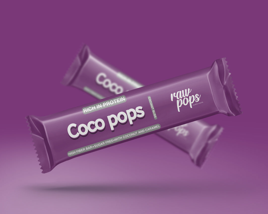 Raw Pops Coconut Bliss Coco Pops 45Gm
