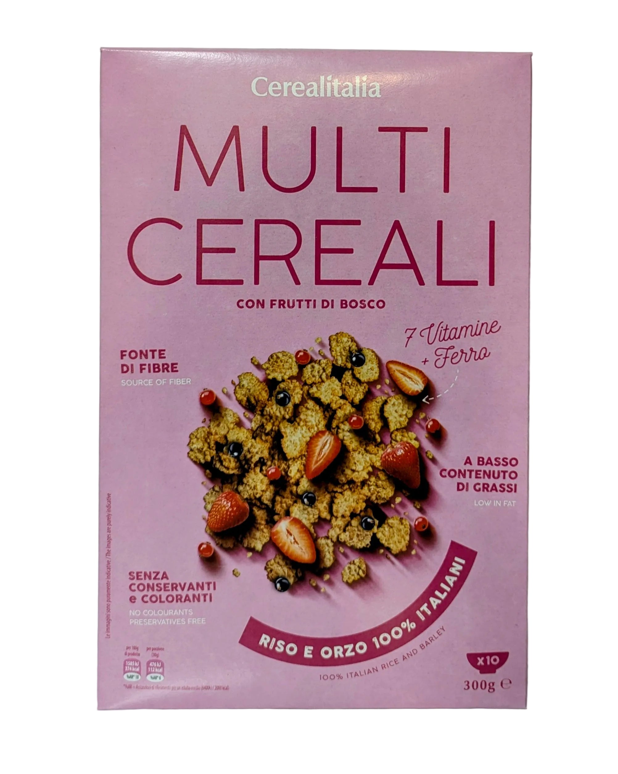 Cerealitalia Fruity Multi Cereali 300Gm